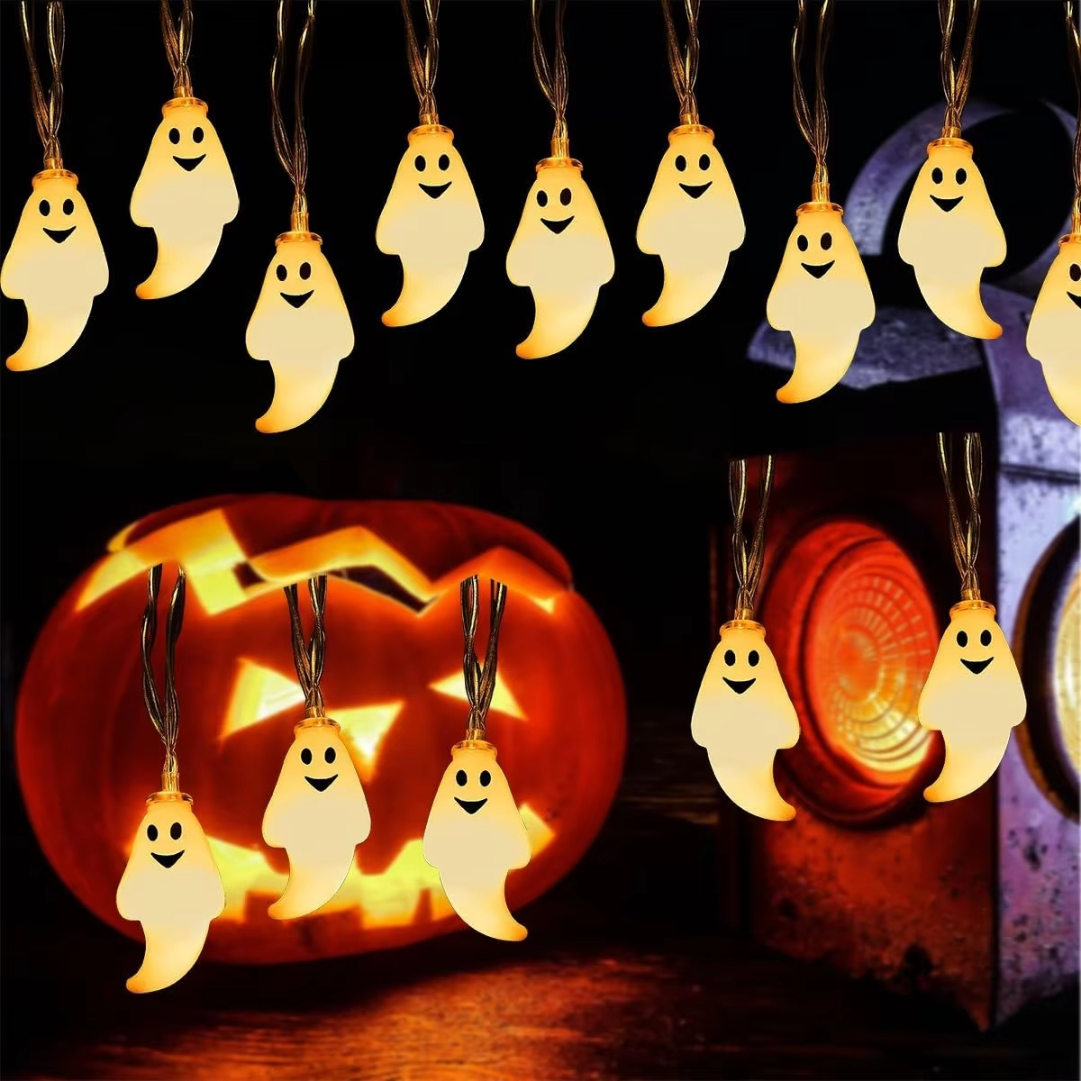 Battery Ghost LED String Light - Led Fairy String Lights recensione e prezzo
