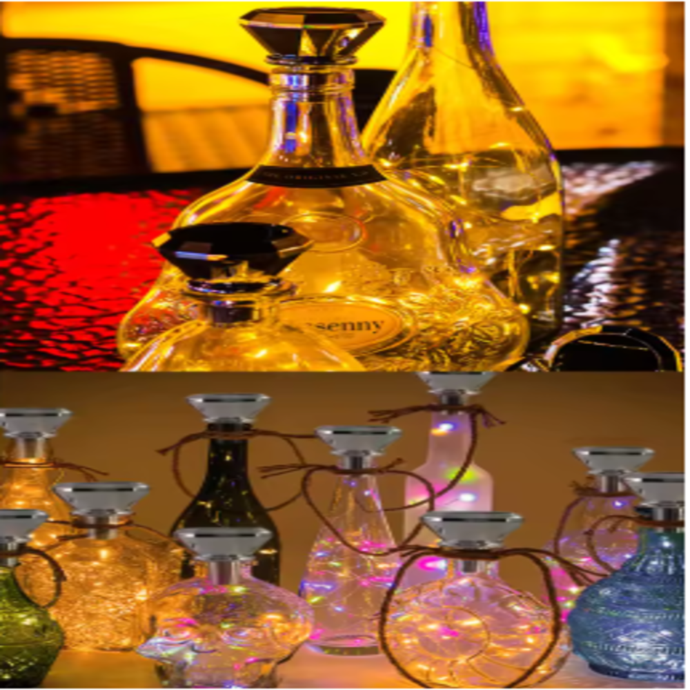 Solar Powered Bottle Stopper S - Led Fairy String Lights recensione e prezzo