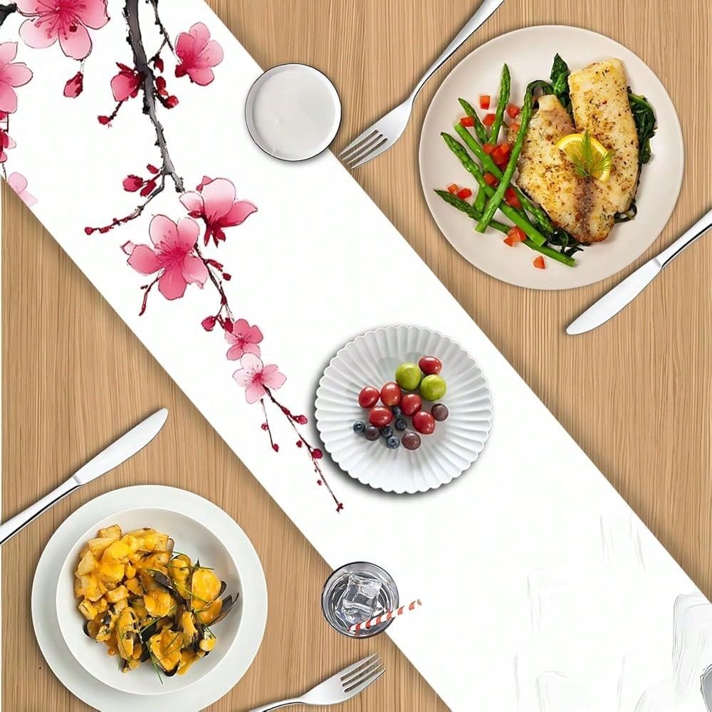 Cherry Blossom Table Runner An - Christmas Table Runner recensione e prezzo