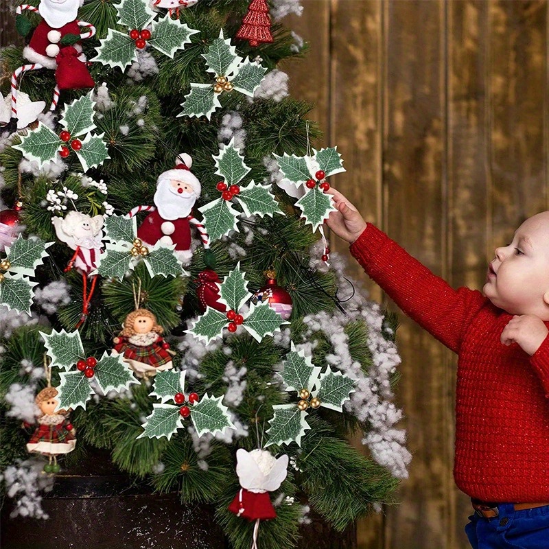 10 Pcs Artificial Holly Berrie - Christmas Wreath Fake recensione e prezzo