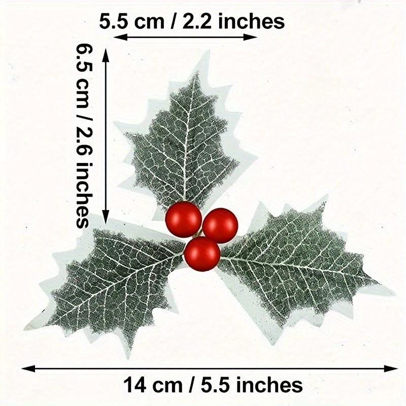 10 Pcs Artificial Holly Berrie - Christmas Wreath Fake recensione e prezzo