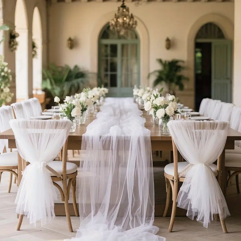Gauze Table Runner Sheer Arch  - Christmas Table Runner recensione e prezzo