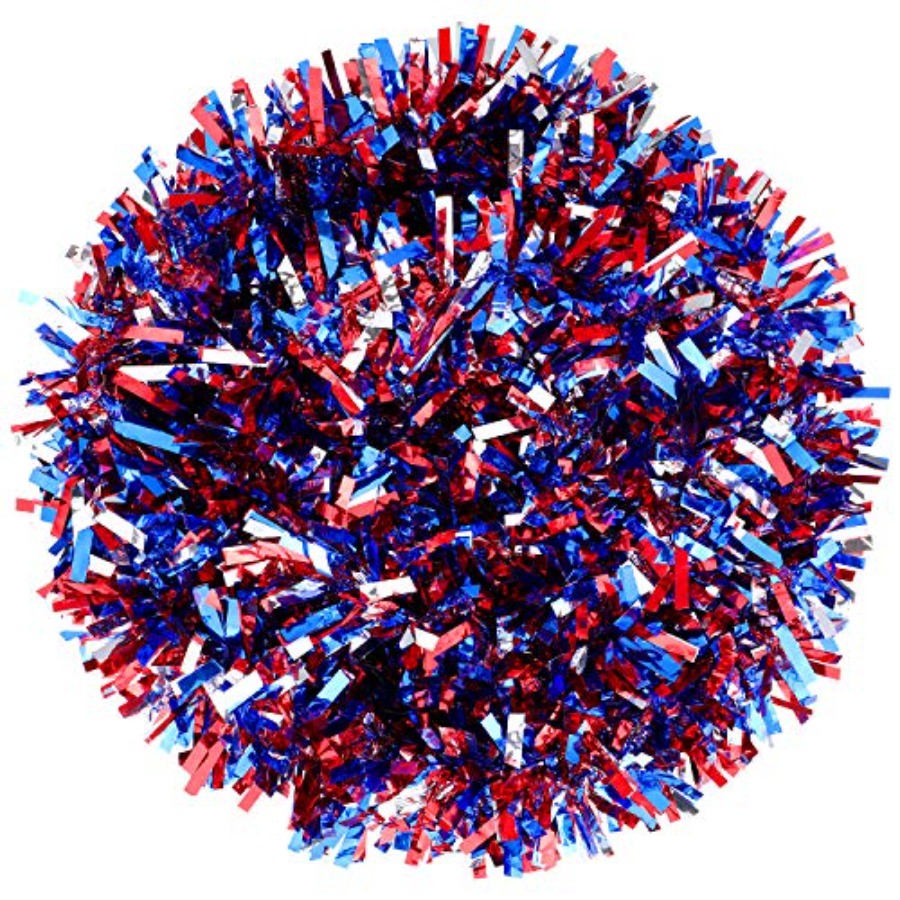 33FT Patriotic Glitter Tinsel  - Tinsel Garland Decoration recensione e prezzo