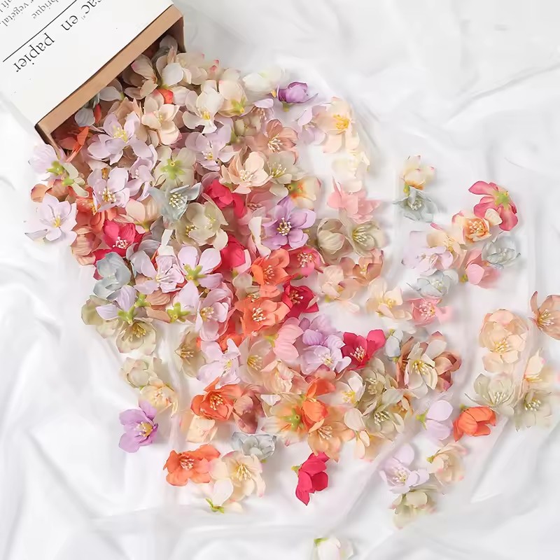 50Pcs 5cm Artificial Rose Flow - Christmas Wreath Fake recensione e prezzo