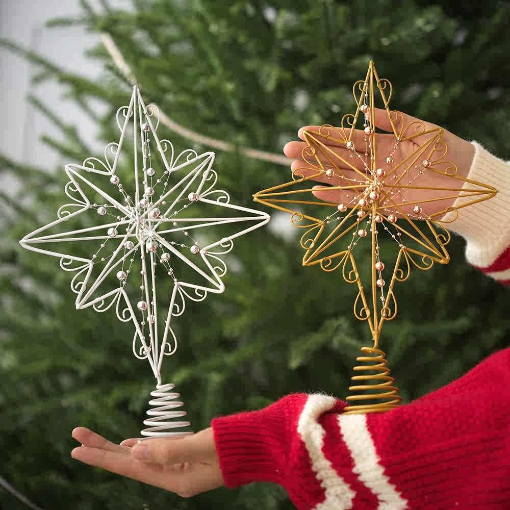 12.6 Inch Creative Led Lights  - Star Tree Topper recensione e prezzo
