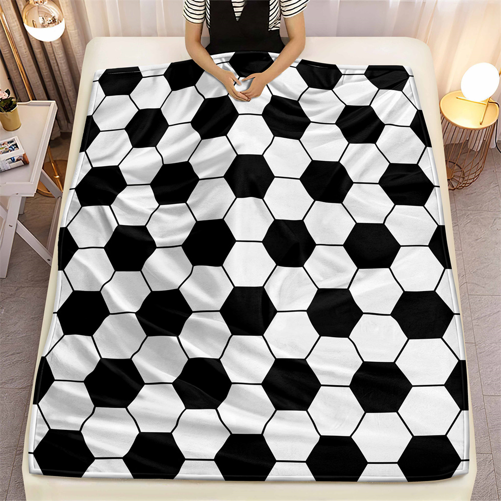 Black white football Microfibe - Christmas Throw Blanket recensione e prezzo