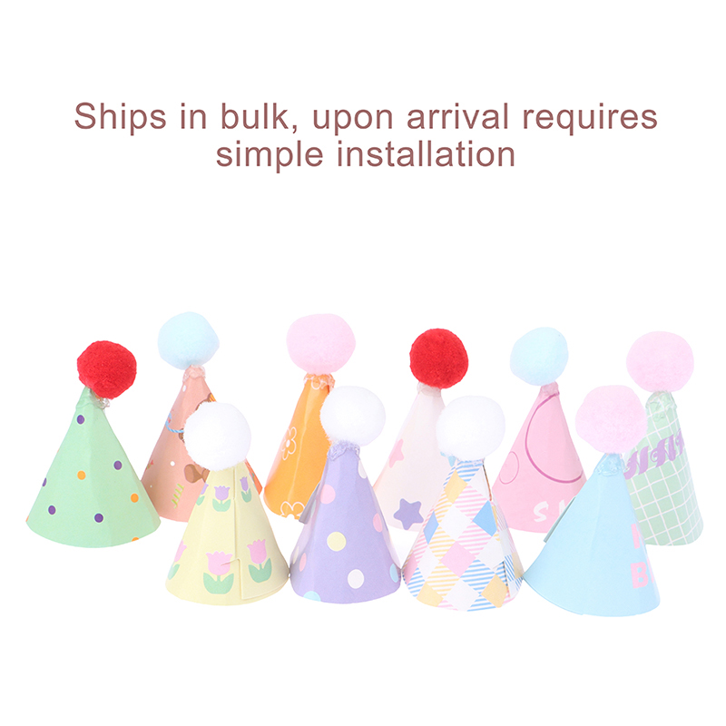 10pc/Set Diy Mini Hat Baking C - Santa Hat Plush recensione e prezzo