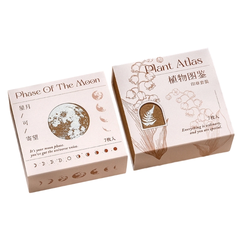 Block Seal Set 7 Piece Boxed P - Gift Box Wrap Set recensione e prezzo