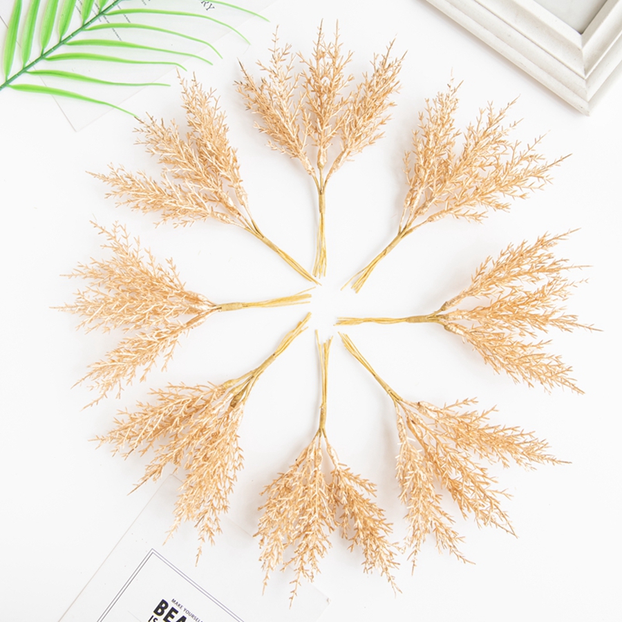 6Pcs Artificial Plants Autumn  - Christmas Wreath Fake recensione e prezzo