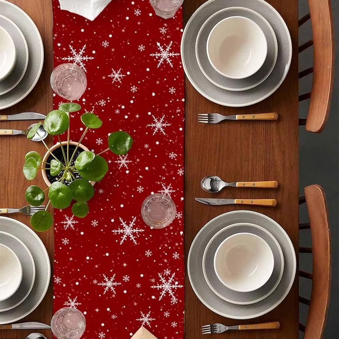 Red Table Runner Christmas Tre - Christmas Table Runner recensione e prezzo