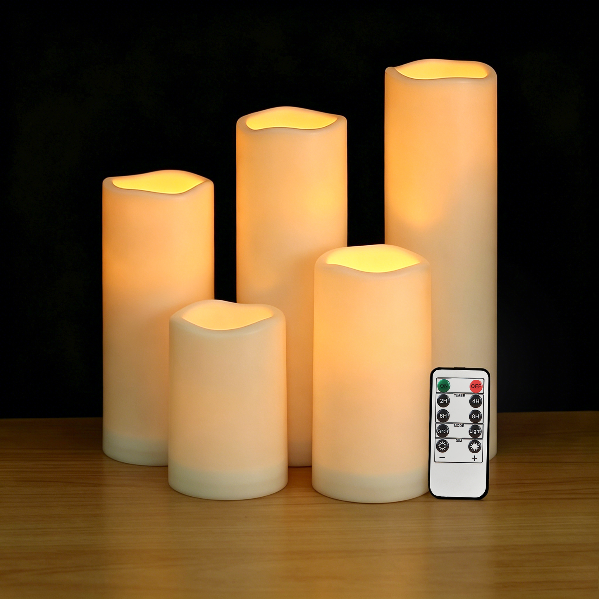 Flameless LED Pillar Candle Wa - Christmas Lights Outdoor recensione e prezzo