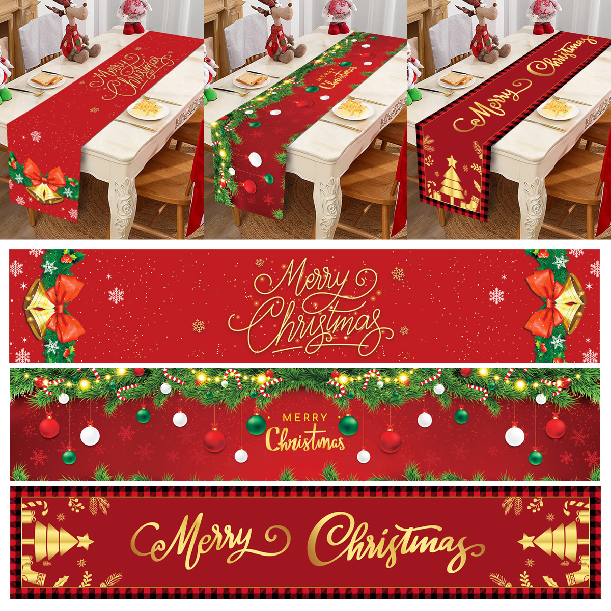 Christmas Table Runner Merry C - Christmas Table Runner recensione e prezzo