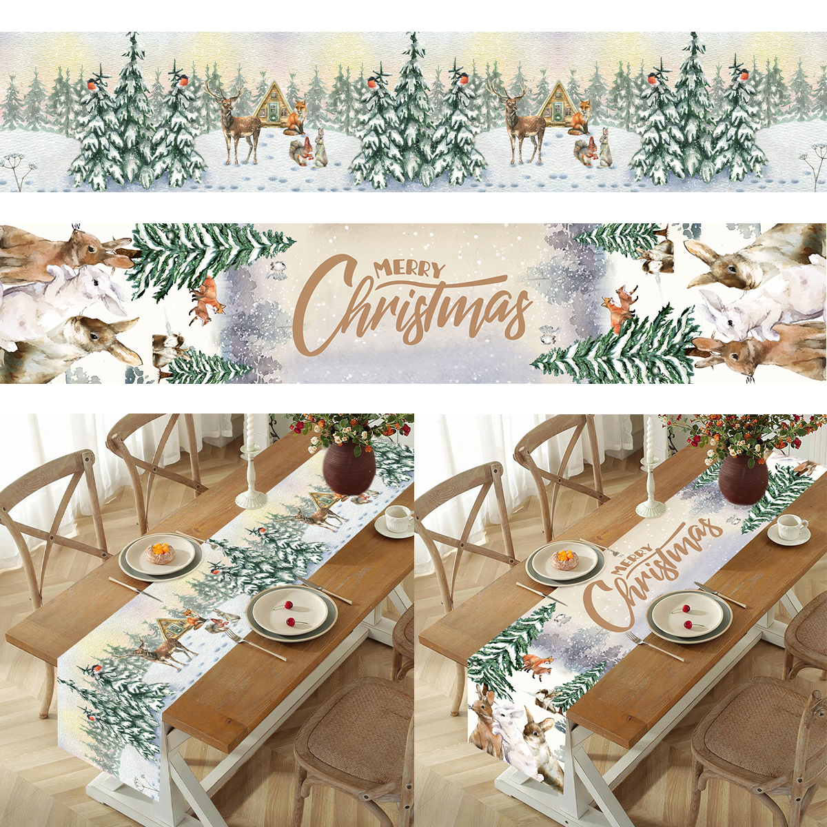 Christmas Table Runner Merry C - Christmas Table Runner recensione e prezzo