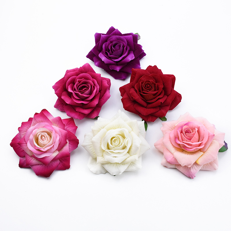 50PCS 10CM Big Roses Artificia - Christmas Wreath Fake recensione e prezzo