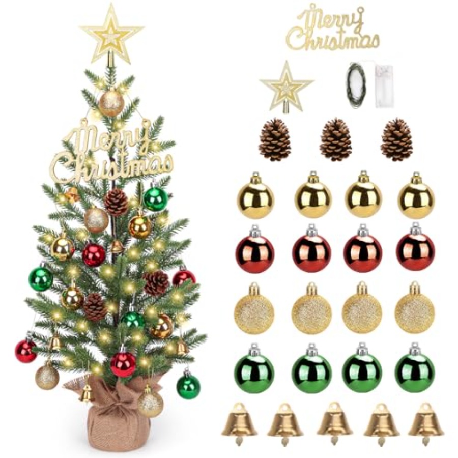 2FT Mini Christmas Tree, Table - Christmas Tree Artificial recensione e prezzo