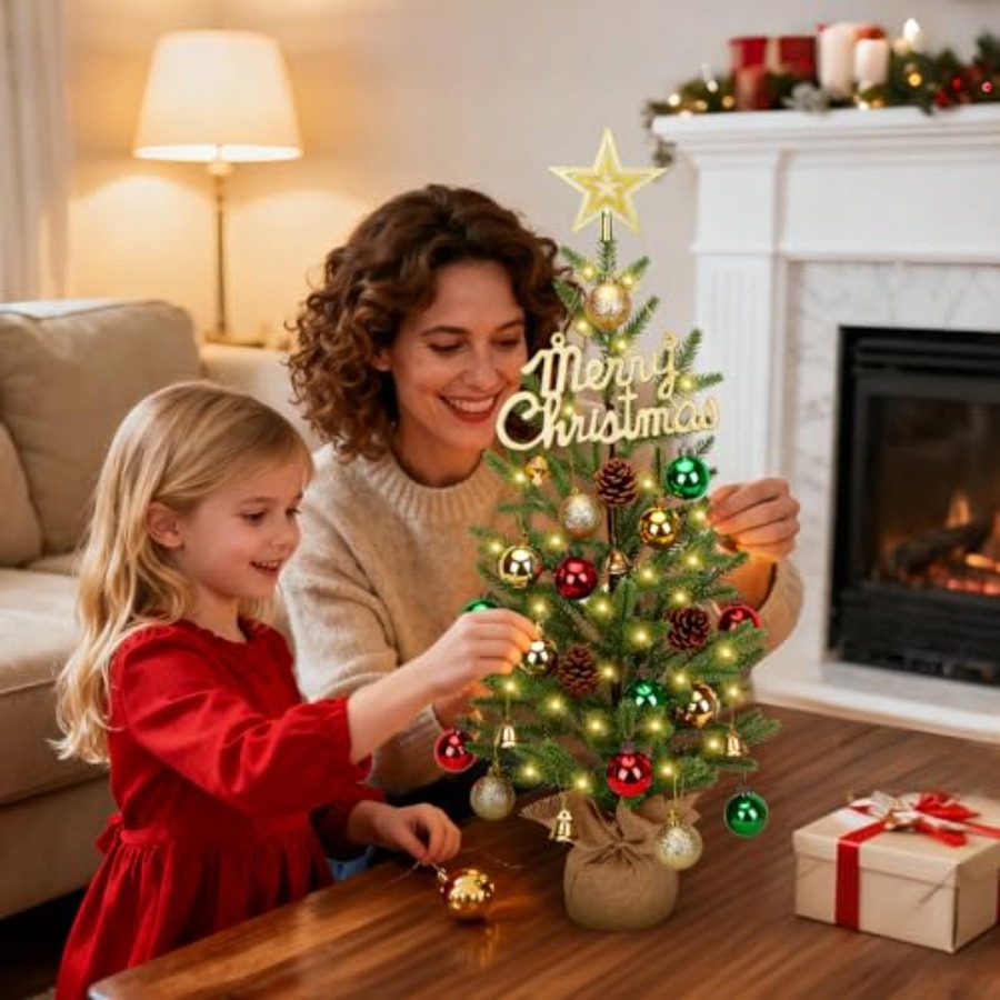 2FT Mini Christmas Tree, Table - Christmas Tree Artificial recensione e prezzo