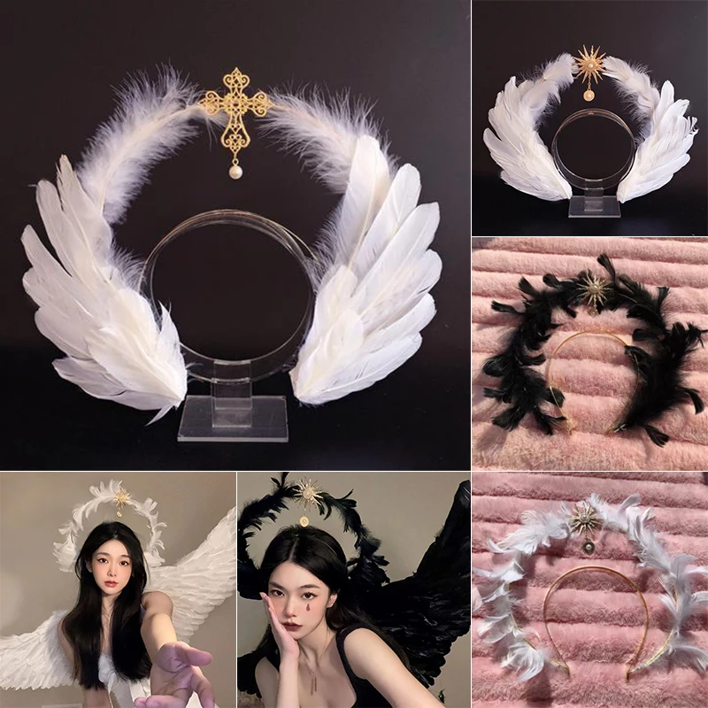 Angel Elf Headband White  Wing - Elf Costume Christmas recensione e prezzo