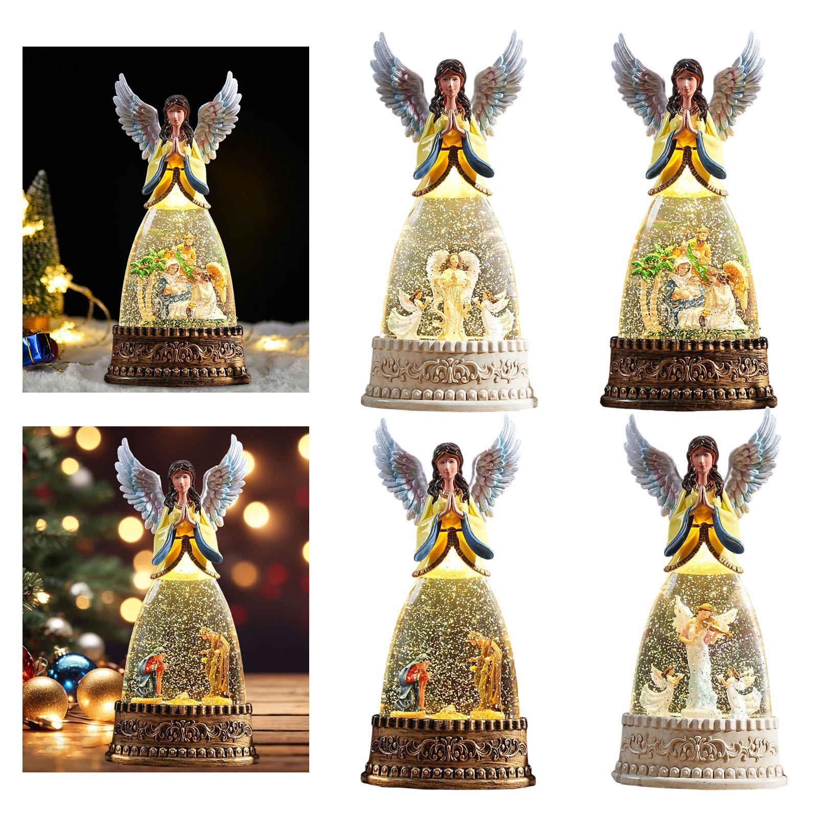 Lighted Angel Figurine Snow Gl - Snow Globe Musical recensione e prezzo