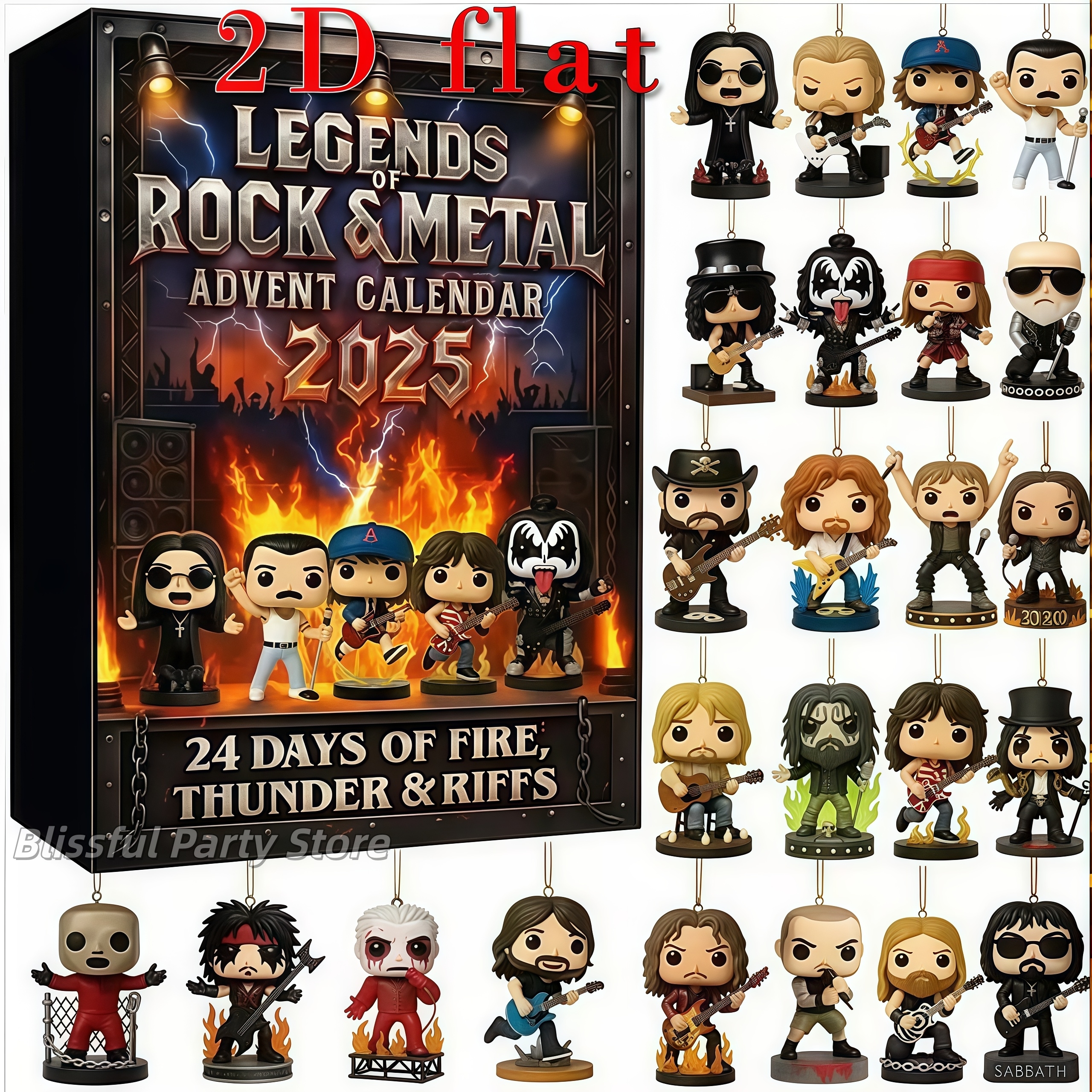Rock and Metal Advent Calendar - Advent Calendar Gift recensione e prezzo