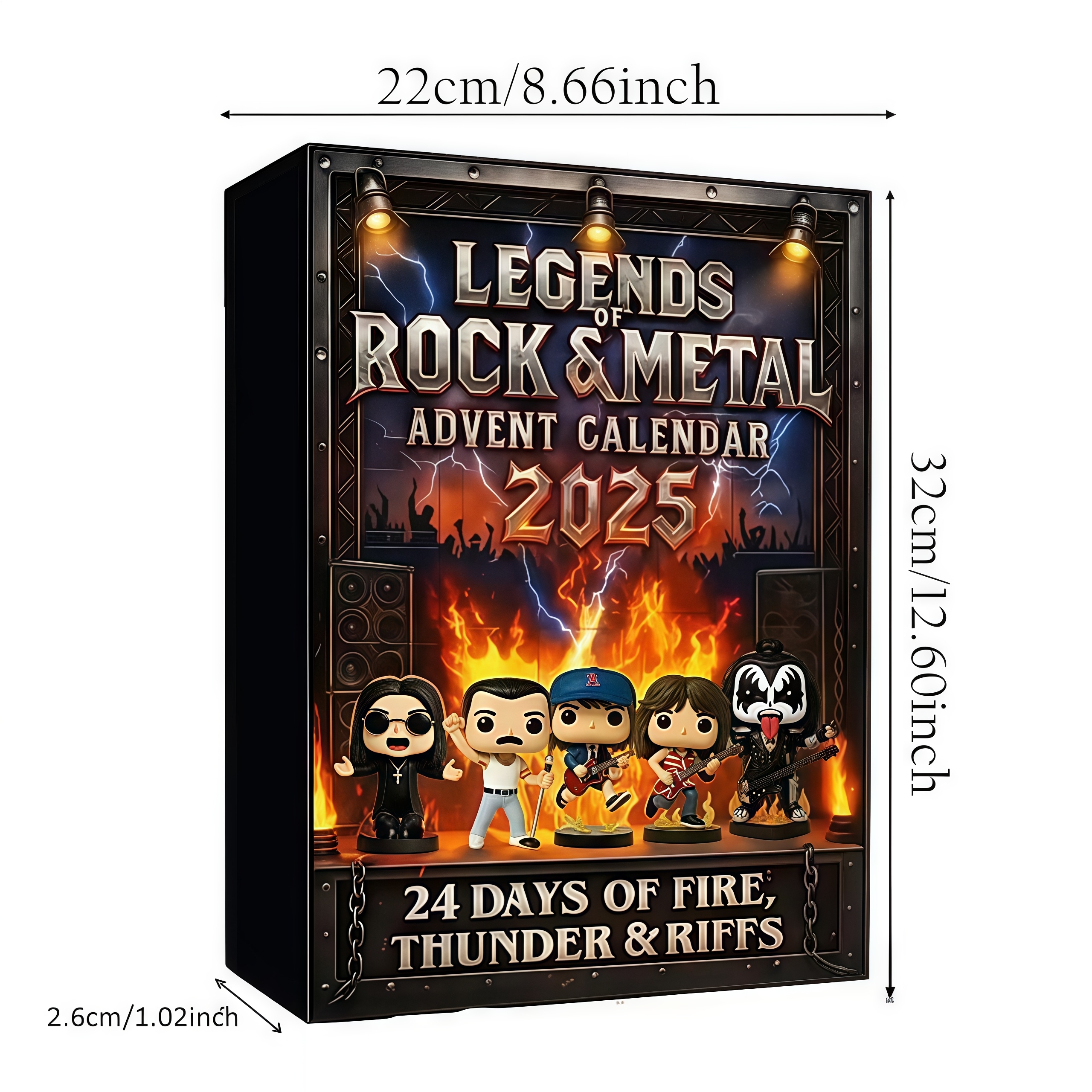 Rock and Metal Advent Calendar - Advent Calendar Gift recensione e prezzo