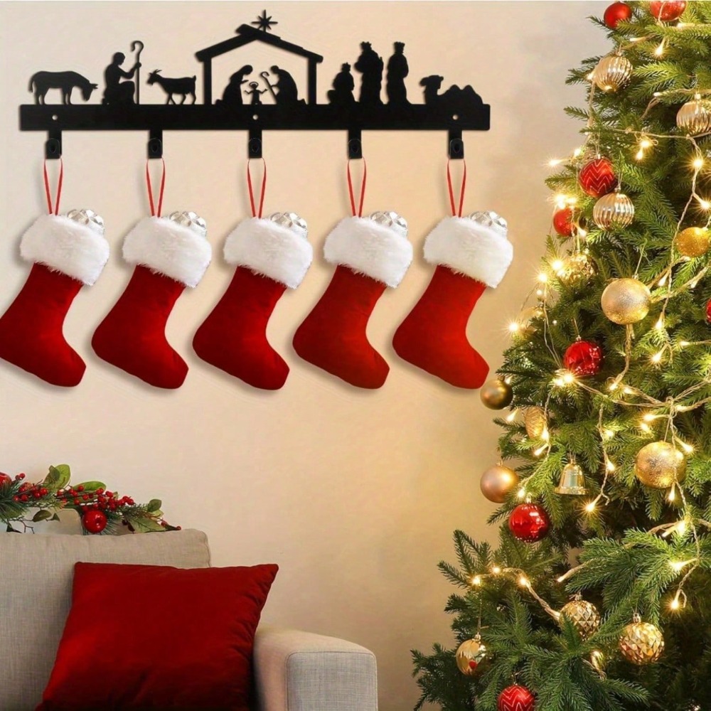 Vintage Metal Stocking Holder  - Christmas Stocking Hanging recensione e prezzo