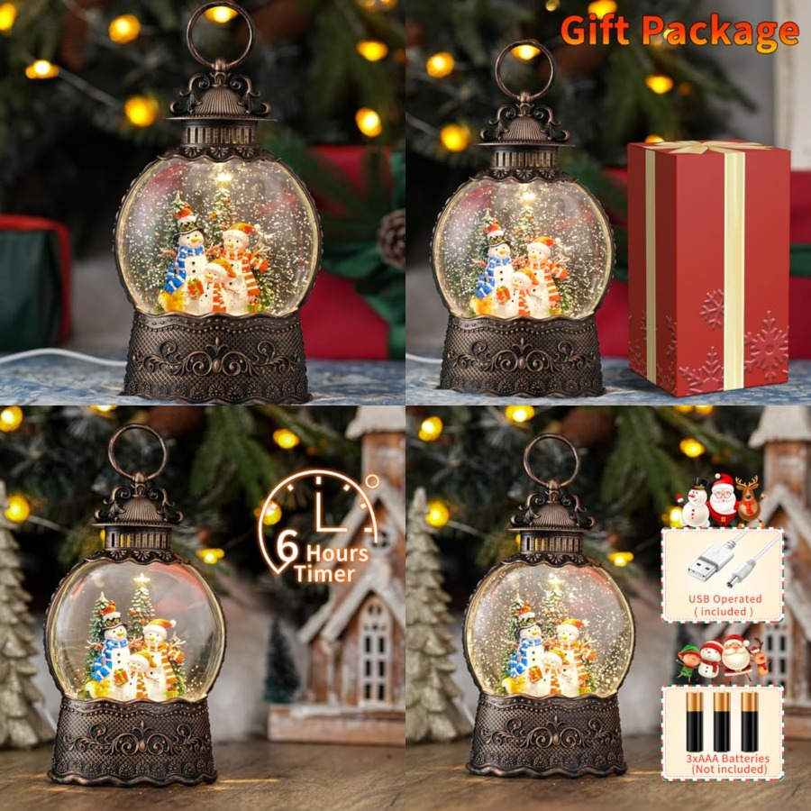 Snow Globe with, Light Up Chri - Snow Globe Musical recensione e prezzo