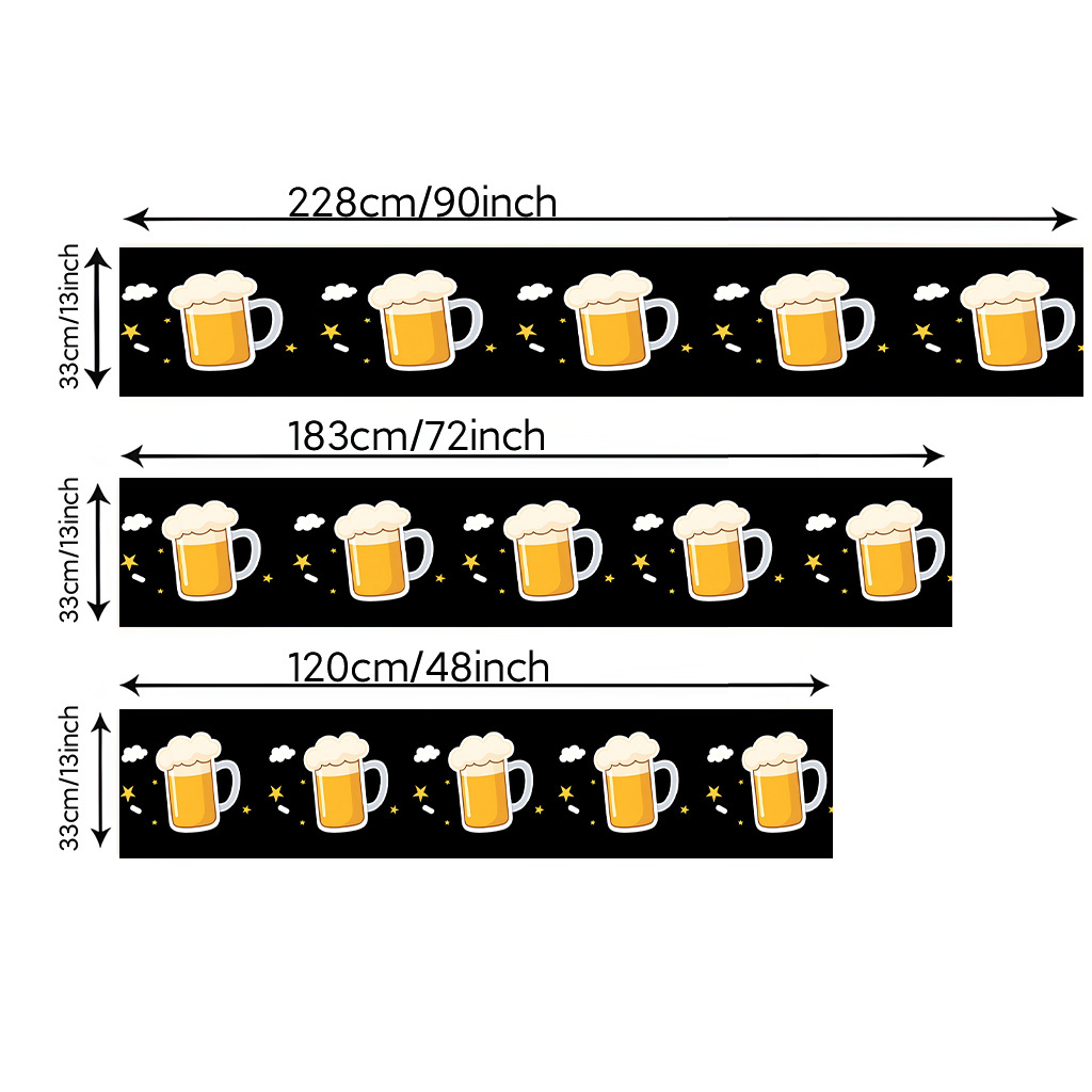 1pc 2D Flat Printed Table Runn - Christmas Table Runner recensione e prezzo