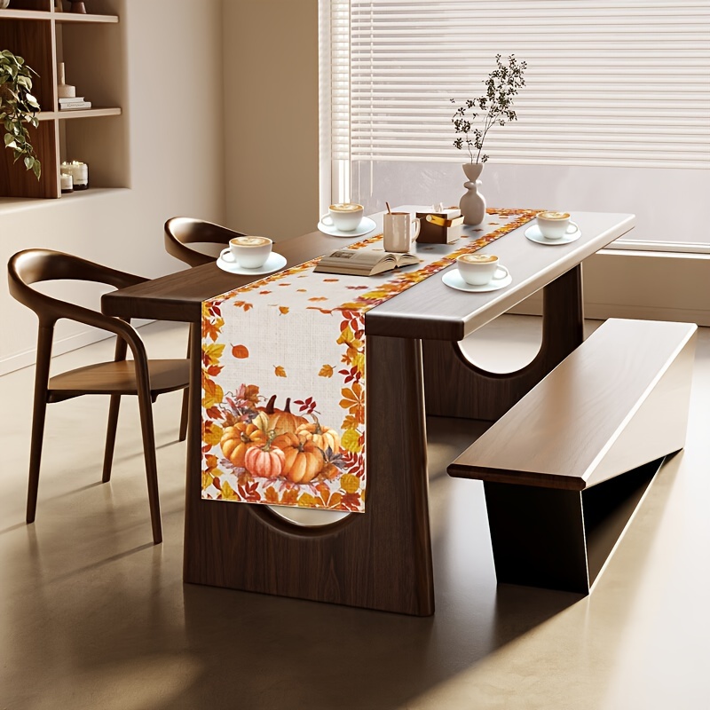 1pc Thanksgiving & Halloween T - Christmas Table Runner recensione e prezzo