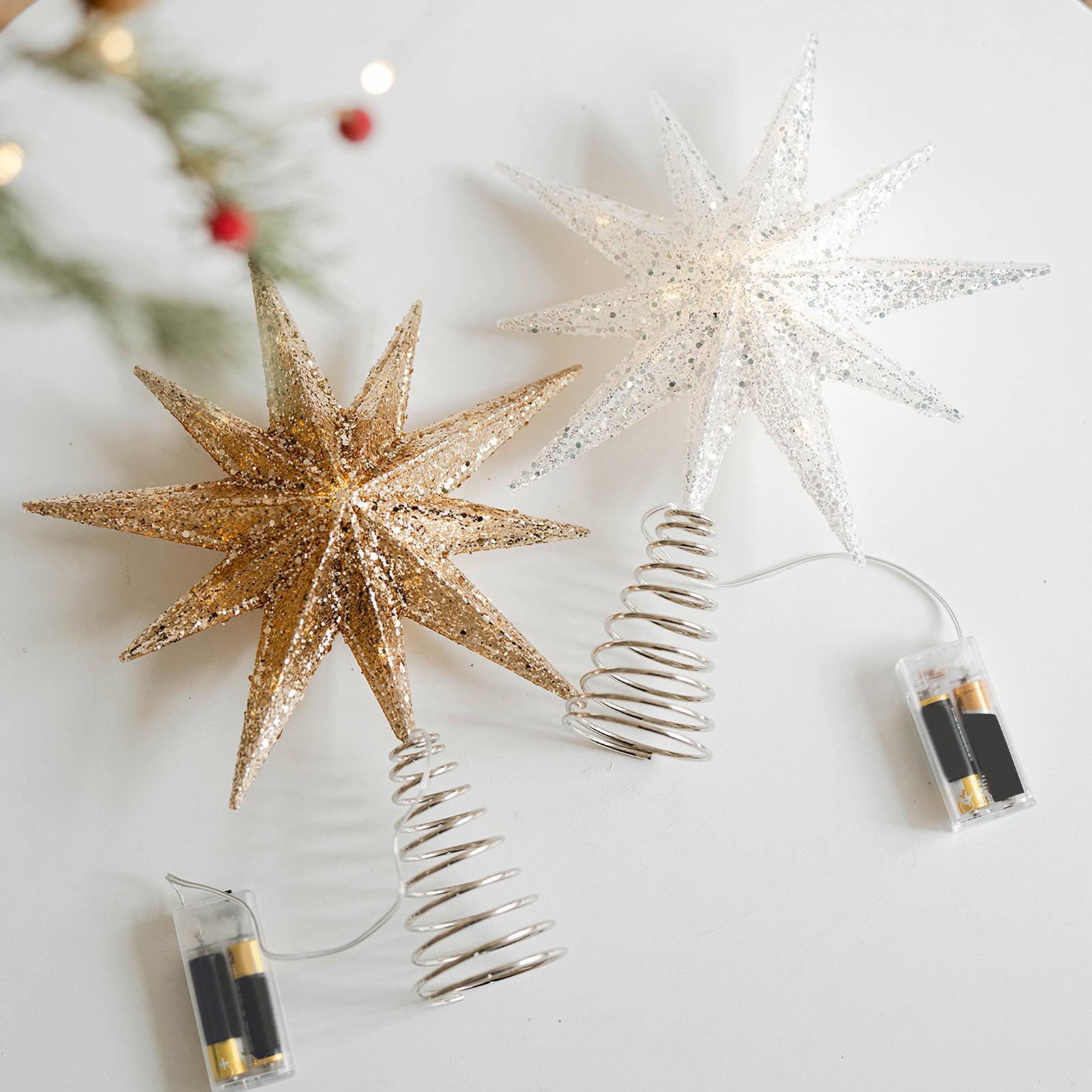 Christmas Star Tree Topper Wit - Star Tree Topper recensione e prezzo