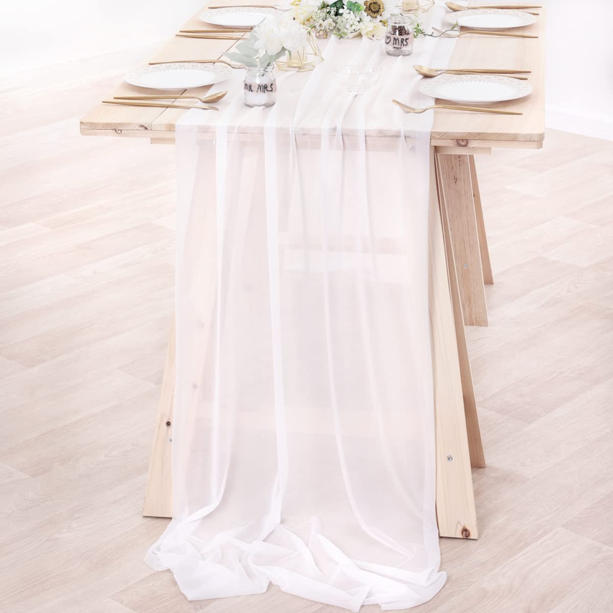 Chiffon Table Runner Nude Shee - Christmas Table Runner recensione e prezzo