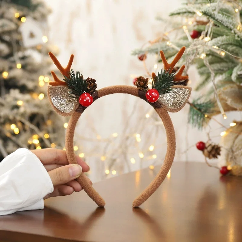 1Pc Christmas Headbands Christ - Reindeer Antlers Headband recensione e prezzo
