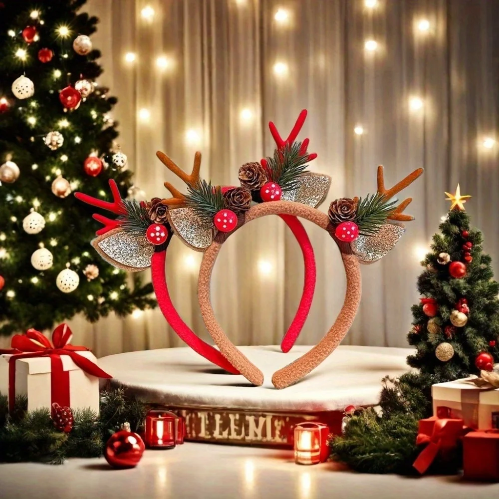 1Pc Christmas Headbands Christ - Reindeer Antlers Headband recensione e prezzo