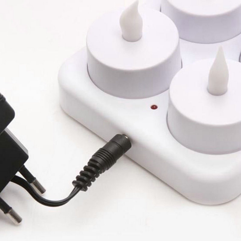 Set of 12 Rechargeable LED Can - Holiday Candle Set recensione e prezzo