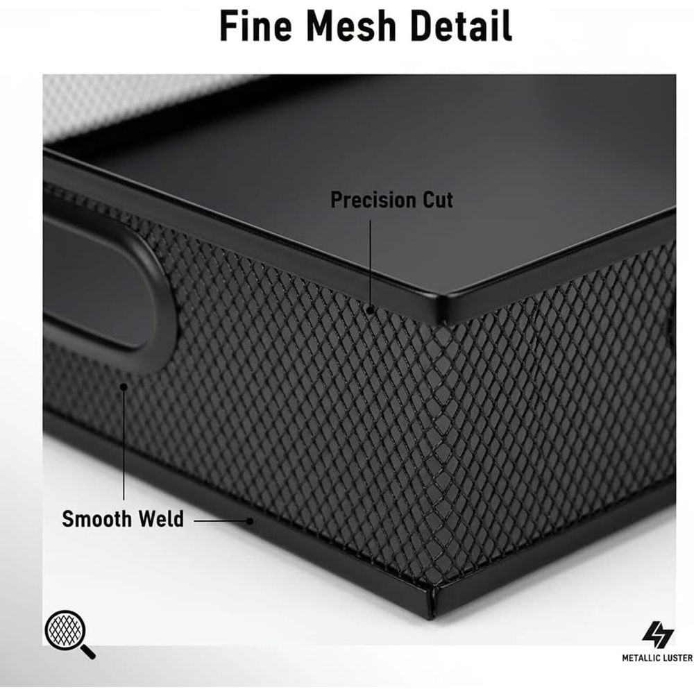 Metal Mesh Desk Organizer Tray - Gift Box Wrap Set recensione e prezzo