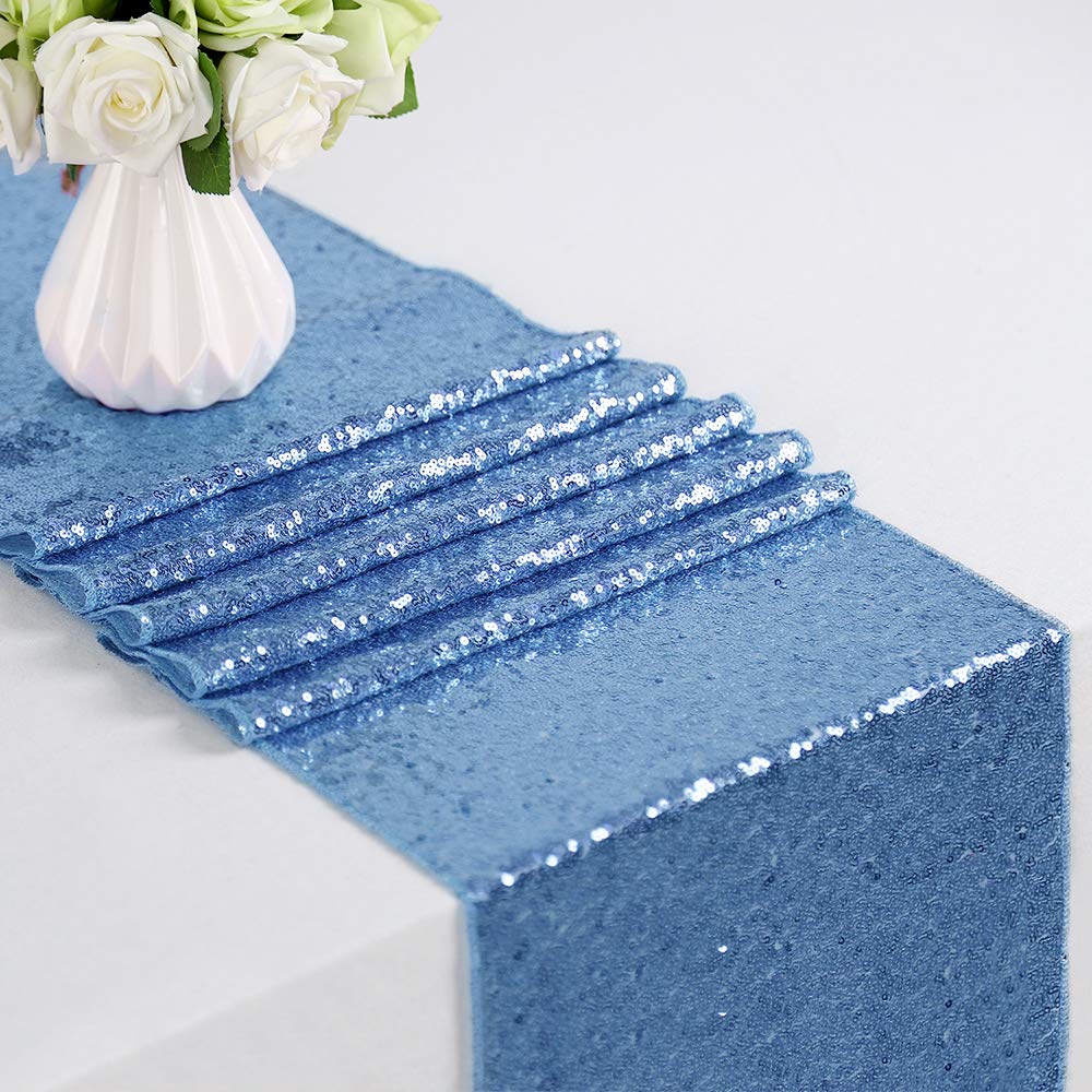 4pcs Glitter Sequin Table Runn - Christmas Table Runner recensione e prezzo