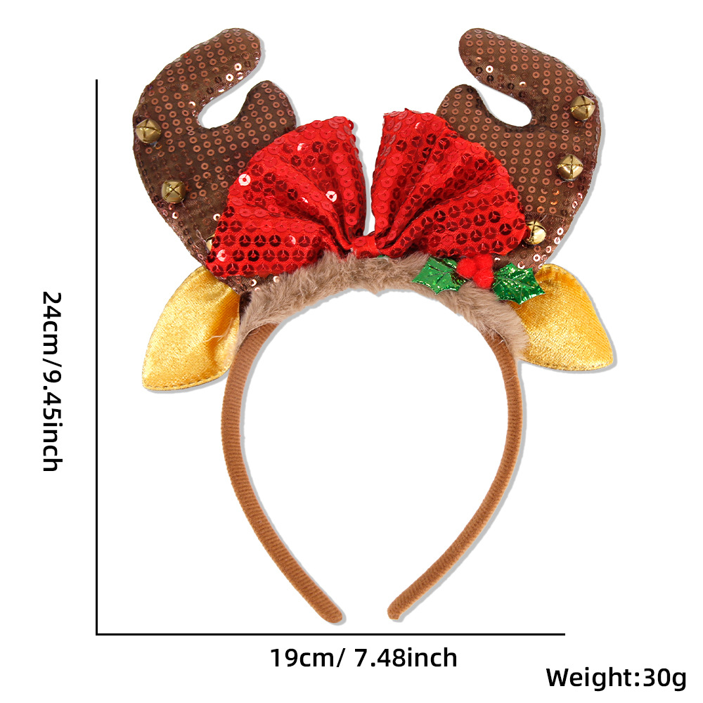 1 Piece/5Pcs Funny Santa Claus - Reindeer Antlers Headband recensione e prezzo