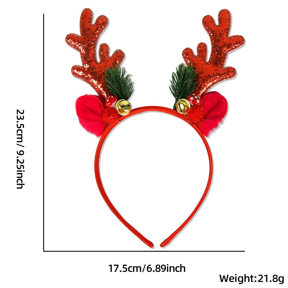 1 Piece/5Pcs Funny Santa Claus - Reindeer Antlers Headband recensione e prezzo