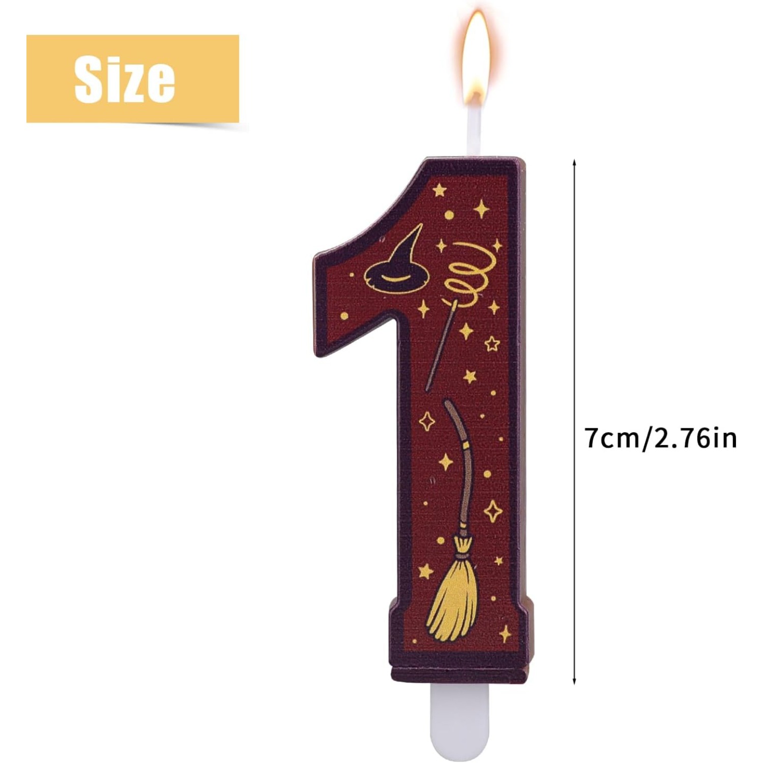 1 Set Number 0-9 Magical Theme - Holiday Candle Set recensione e prezzo