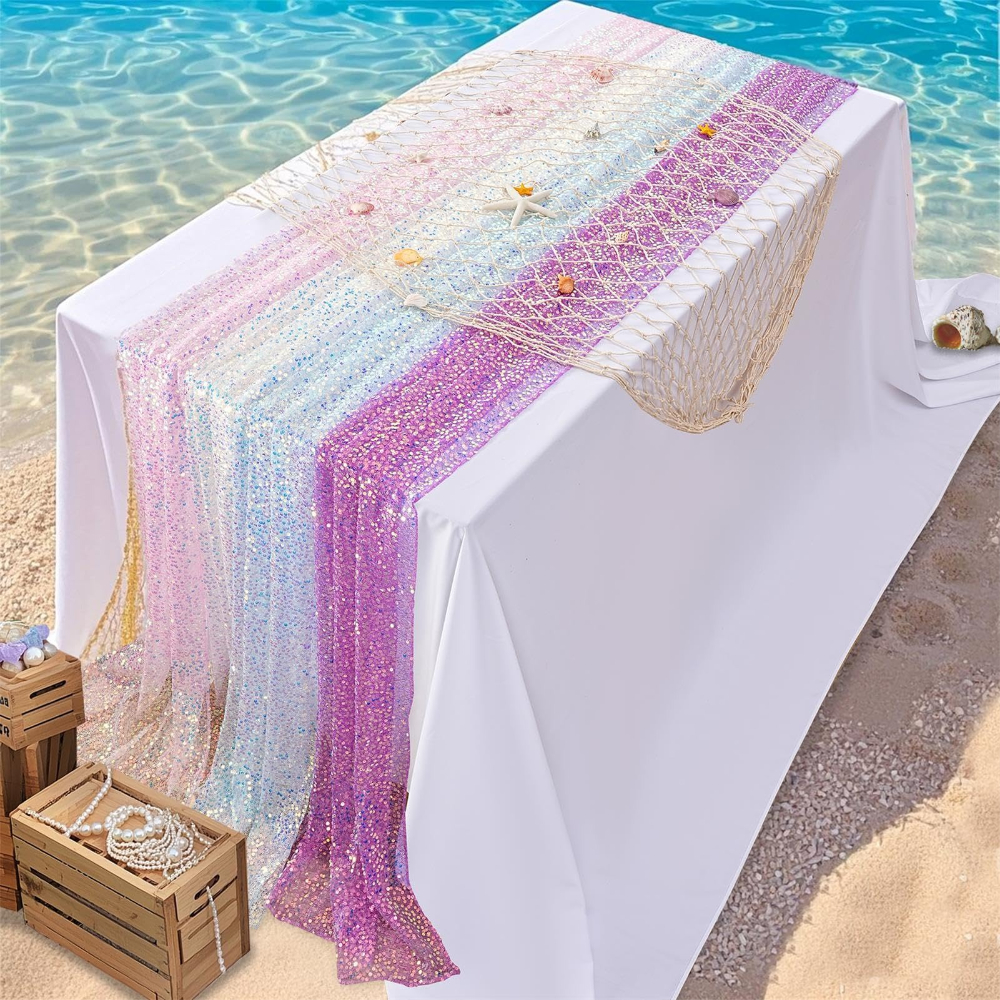 1 Pack Sequin Table Runner Spa - Christmas Table Runner recensione e prezzo