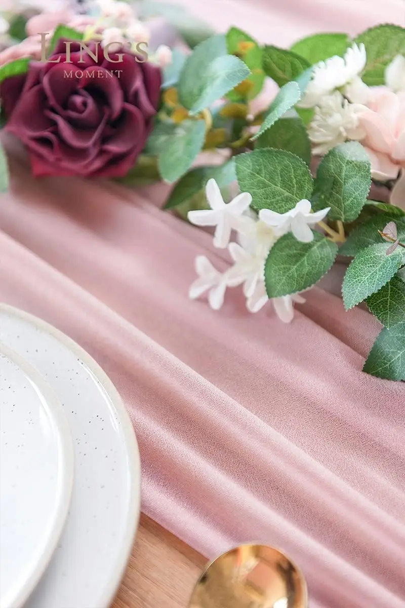 Chiffon White Table Runner Tab - Christmas Table Runner recensione e prezzo