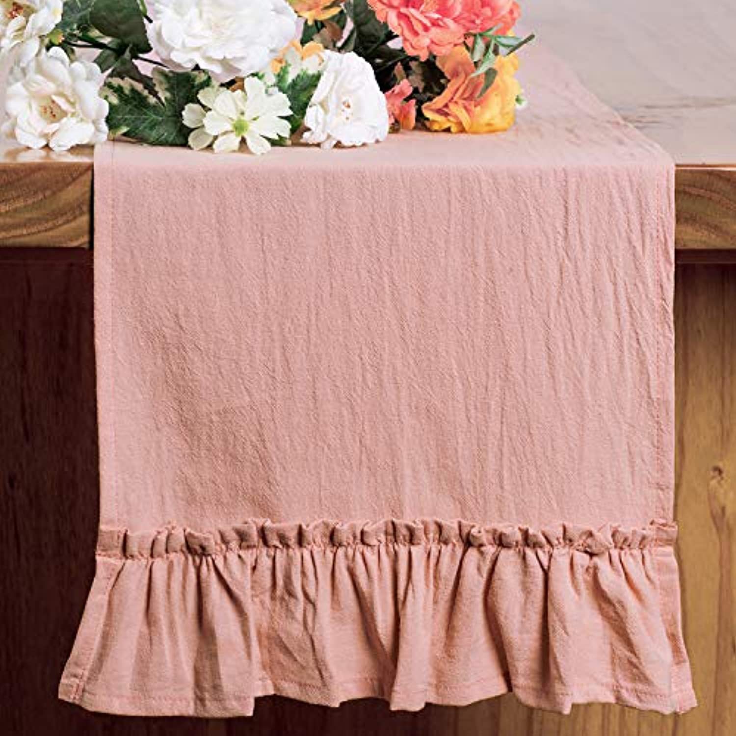 Cotton Ruffles Table Runner Ev - Christmas Table Runner recensione e prezzo