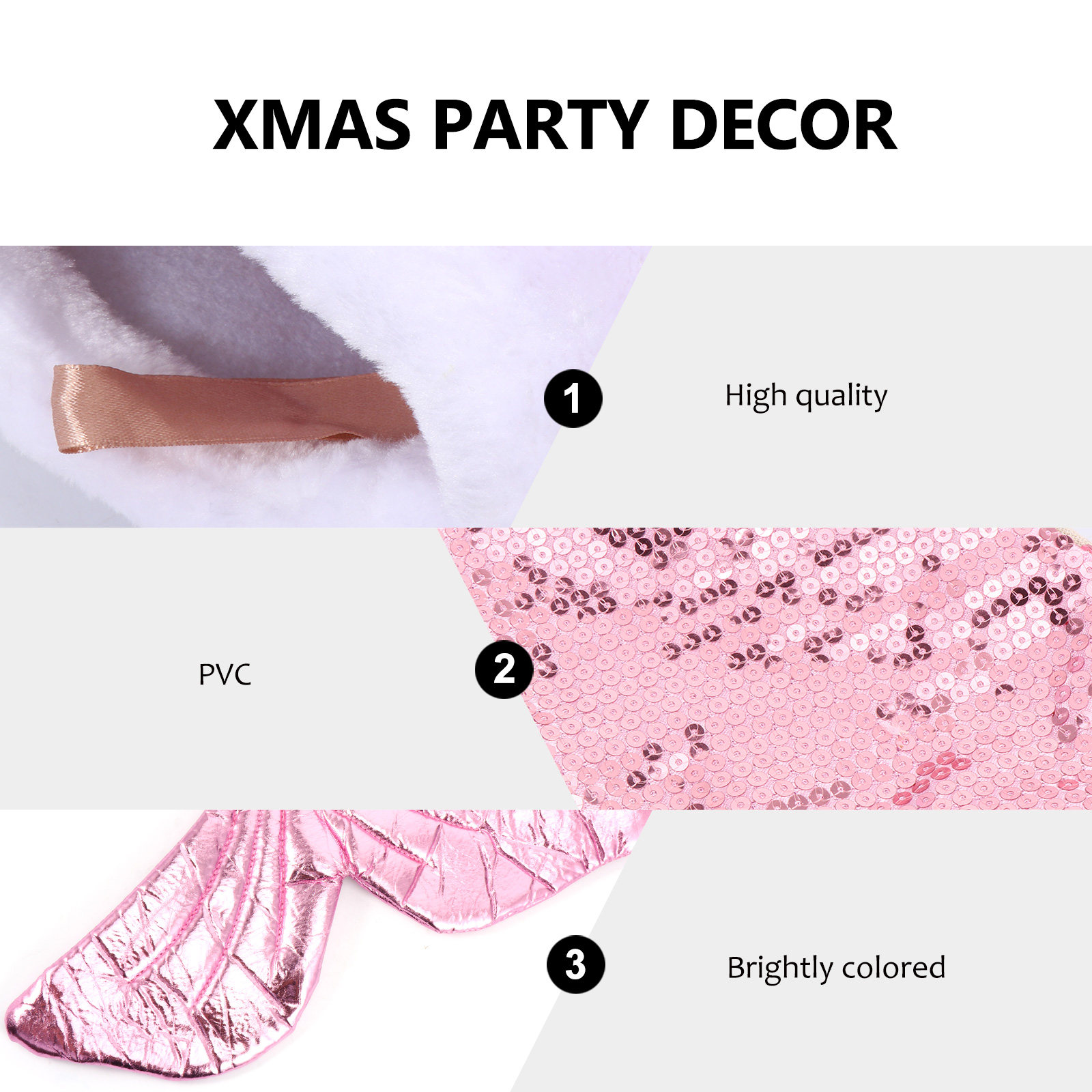 Sequins Mermaid Tail Stocking  - Christmas Stocking Hanging recensione e prezzo