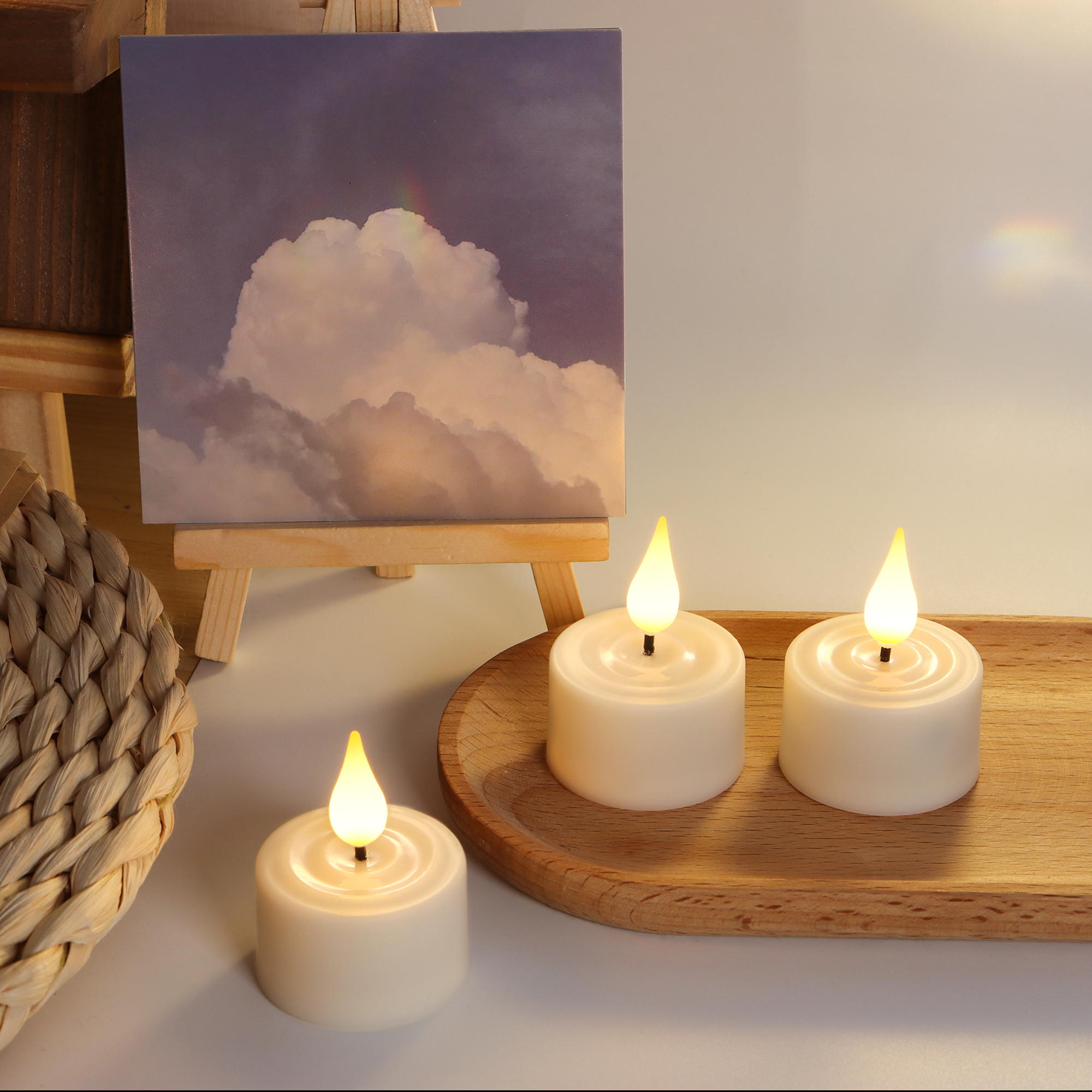 LED Candle Light Rechargeable  - Holiday Candle Set recensione e prezzo