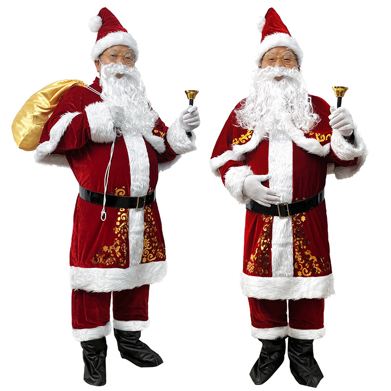 Santa Claus Costume Adult Men  - Elf Costume Christmas recensione e prezzo