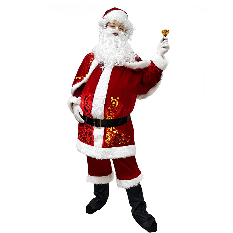 Santa Claus Costume Adult Men  - Elf Costume Christmas recensione e prezzo