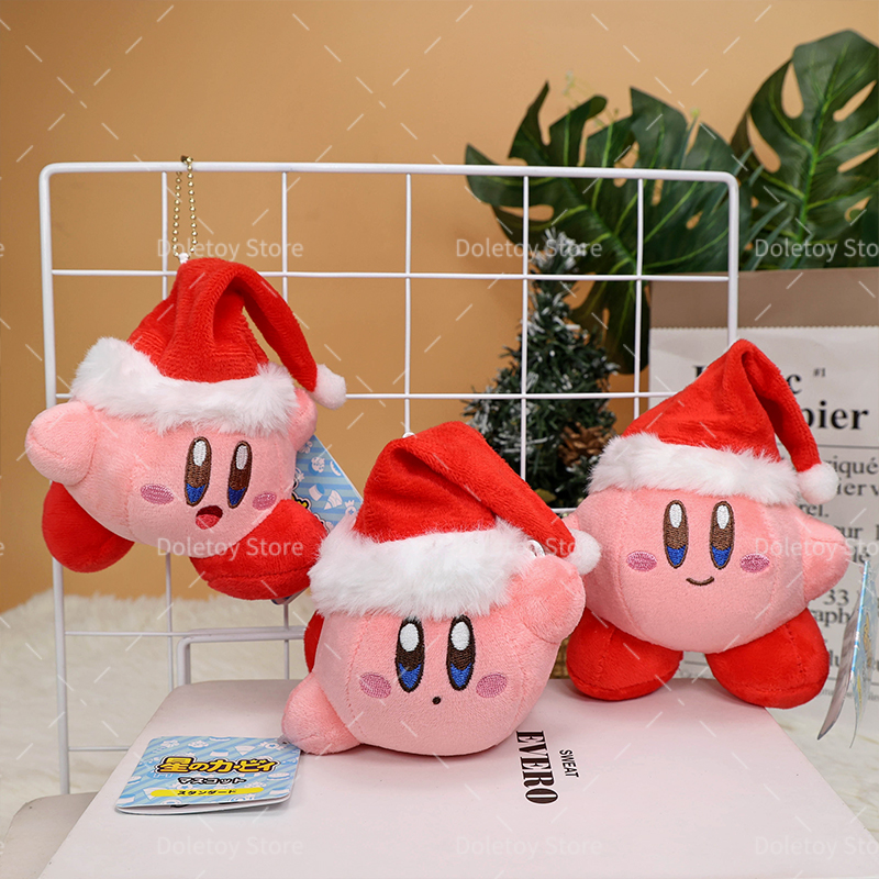 36 Styles Kirby Keychain Plush - Santa Hat Plush recensione e prezzo