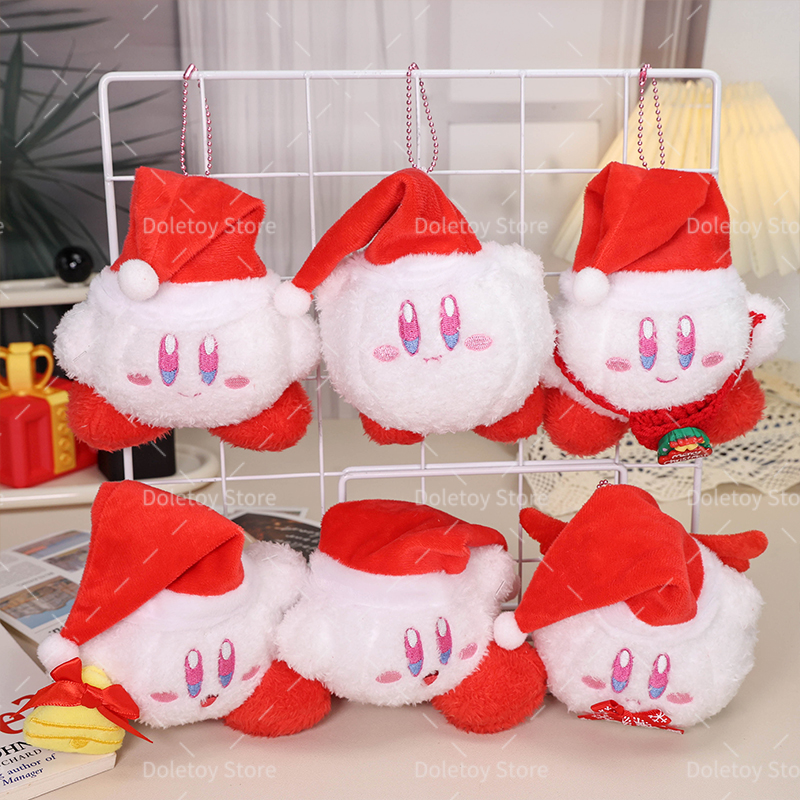36 Styles Kirby Keychain Plush - Santa Hat Plush recensione e prezzo