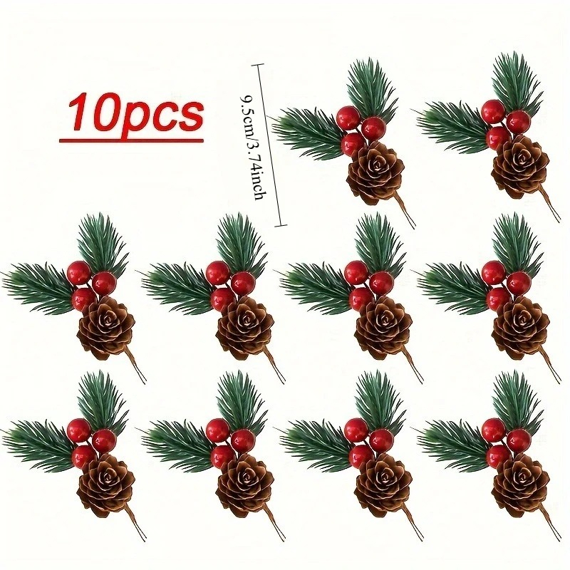 10pcs Set of Artificial Pine C - Christmas Tree Artificial recensione e prezzo