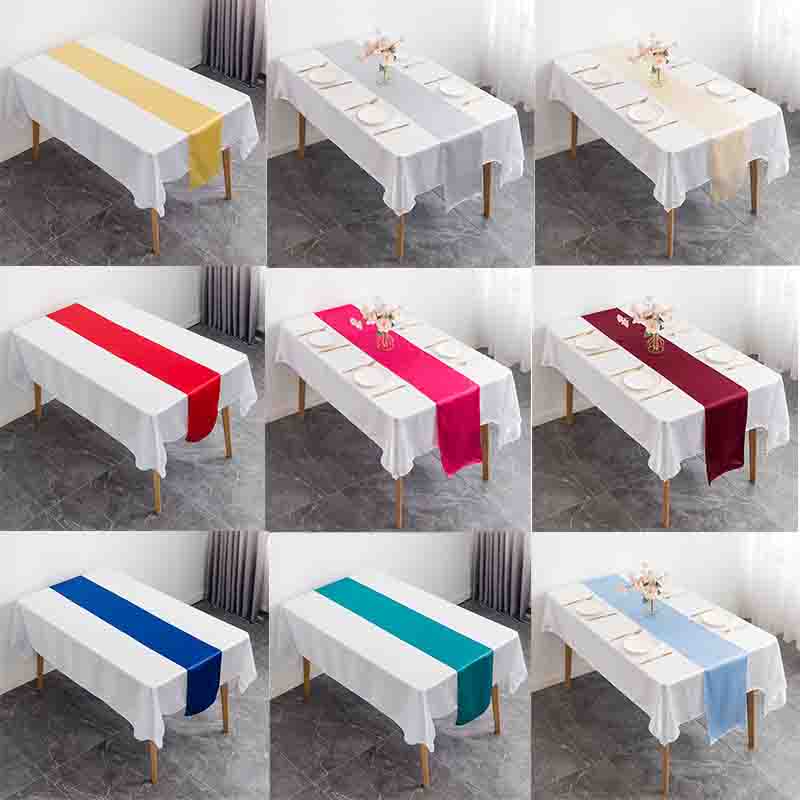 12x108 Inch Satin Wedding Tabl - Christmas Table Runner recensione e prezzo