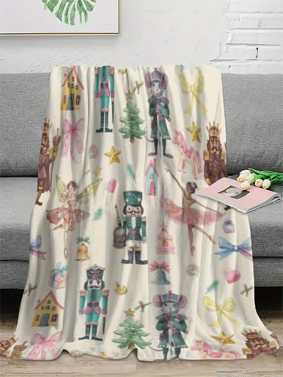 Christmas Nutcracker Ballet Fl - Christmas Throw Blanket recensione e prezzo